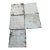 Salvage Tin Ceiling Tiles – Ornate Scroll & Diamond Lattice Design – Original Architectural Victorian Antique For Sale
