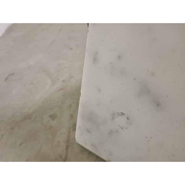 Space Age Coat Hanger in Marble, Steel and Acrylic Glass, 1970s For Sale - Image 17 of 18