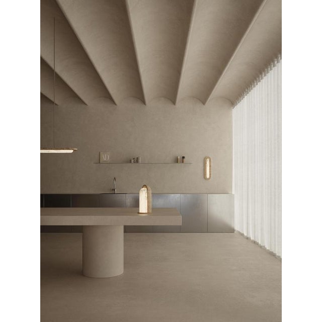 Metal Capsa WS Wall Lamp by United Alabaster For Sale - Image 7 of 11