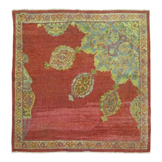 Antique Persian Ziegler Sultanabad Sampler Rug - 3'4" x 3'5" For Sale