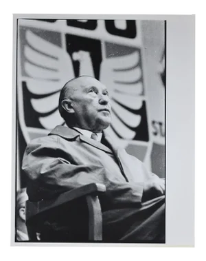 Chancellor Konrad Adenauer Sitting, 1950s