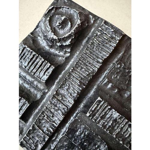 Brutalist Cast Iron Door Knobs, 1970s, Set of 2 For Sale - Image 4 of 8