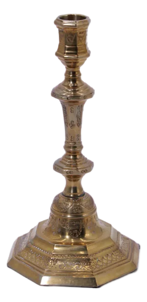 1980s Mottahedeh Historic Natchez Brass Candlestick