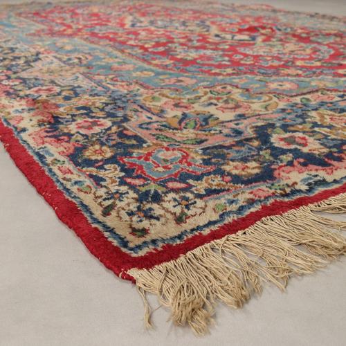 Middle Eastern Kerman Rug in Wool For Sale - Image 4 of 10