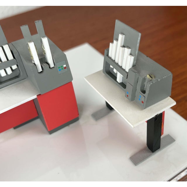 Mid-Century Modern Space Age IBM System/3 Scale Miniature Model 10, 1960s For Sale - Image 6 of 18