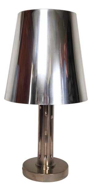 Chromed Metal Table Lamp, 1960s