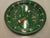 Round Serving Cocktail Tray in Green Enamel Metal, 1970s For Sale - Image 12 of 15