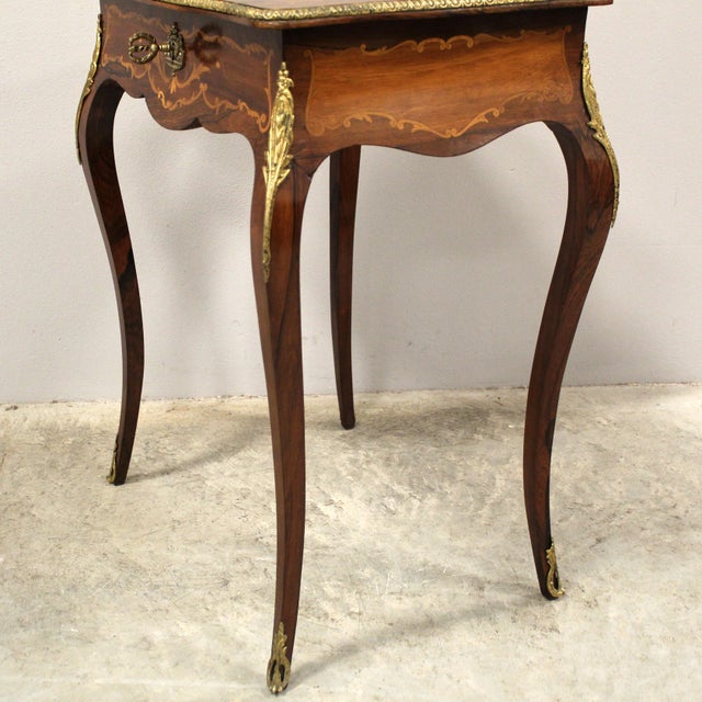 Small 19th Century Napoleon III Table For Sale - Image 9 of 13