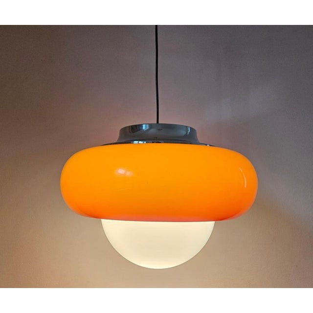 Large Mid-Century Pendant by Guzzini for Meblo, 1970s For Sale - Image 11 of 15