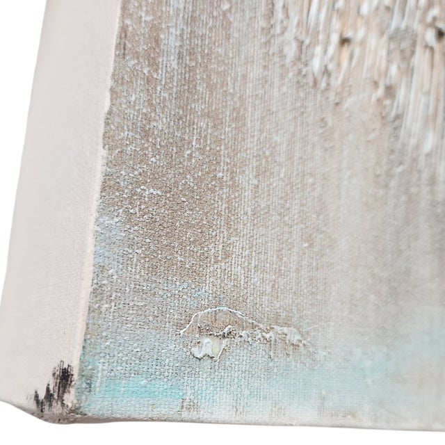 Vintage Lee Reynolds Textured Abstract Landscape Diptych – Pair Large 30x40 Canvases For Sale - Image 14 of 14
