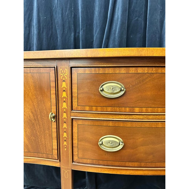 Ethan Allen Federal Style Sideboard by Ethan Allen With Inlay For Sale - Image 4 of 8