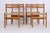 Oak Chairs with Paper Weaving by Kurt Østervig, Denmark, 1960s, Set of 4 For Sale - Image 12 of 12