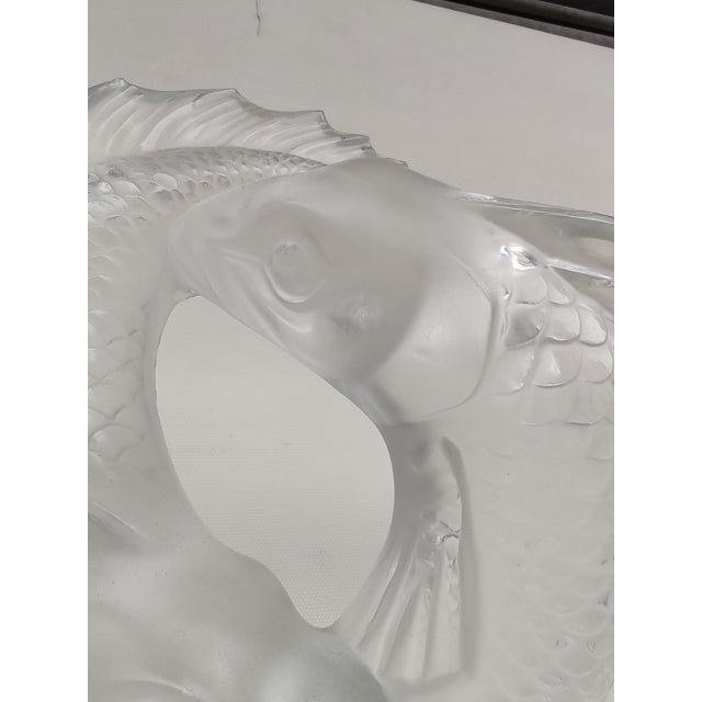 1950s Lalique, 2 Fish, 1950s, Crystal For Sale - Image 5 of 13