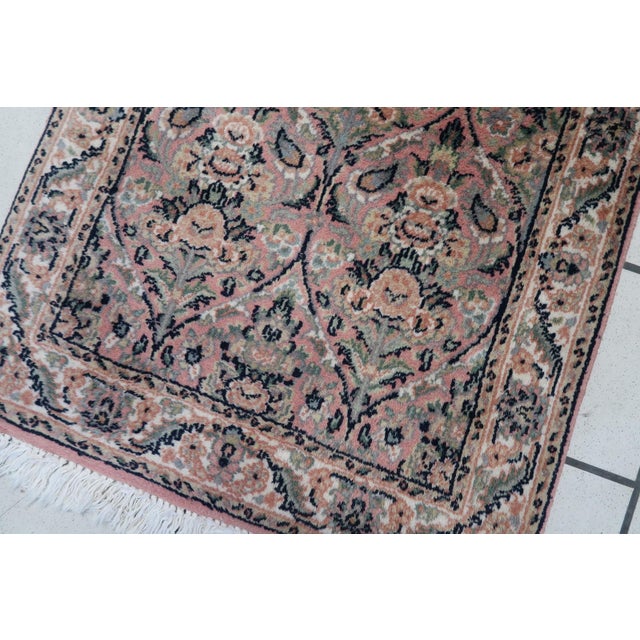 1950s, Handmade Vintage Persian Kerman Rug 2' X 3.1' For Sale In New York - Image 6 of 10