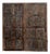 Vintage Distressed Hand-Carved Barn Door in Reclaimed Wood | Rustic Architectural 80x36 For Sale