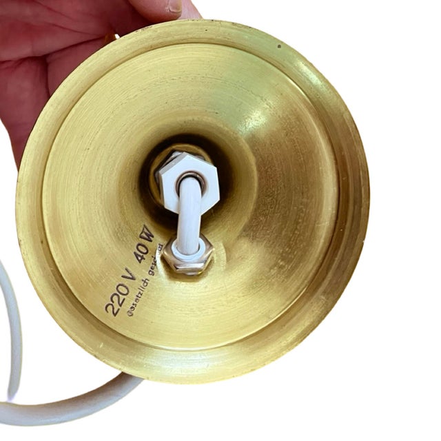 Brass Night Lamp, Kolarz, Germany, 1970s. For Sale - Image 6 of 12