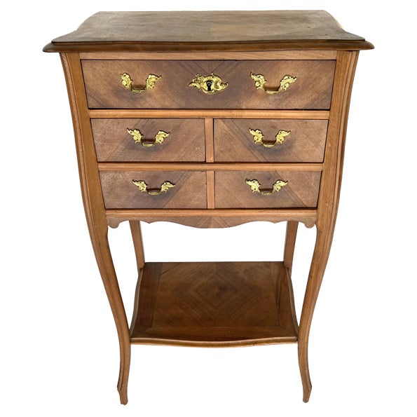 Louis XV Style Beech Side Table, 1900s For Sale