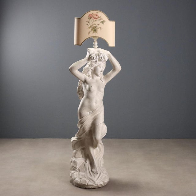 Nereid Floor Lamp with Shade For Sale - Image 10 of 10