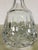 Vintage round crystal glass tall decanter by Atlantis. Excellent condition. Marked.
