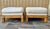 Boho Chic A Pair of Polo Ralph Lauren Coastal Style Rattan Ottomans/ Footstools. Circa 1980s For Sale - Image 3 of 12