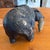 Ebony Mid 20th Century Black Bear With Salmon Catch Painted Bronze For Sale - Image 8 of 12