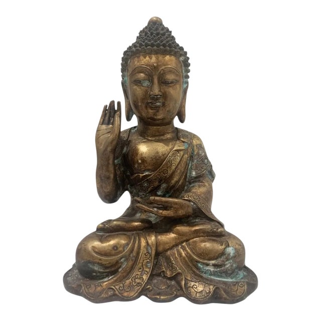 Mid 19th Century Bronze Hindu Buddha For Sale