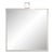 Square Mirror - Nickel For Sale
