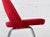 Vintage Executive Chair with Red Fabric Upholstery by Eero Saarinen for Knoll International, 1960s For Sale - Image 11 of 16