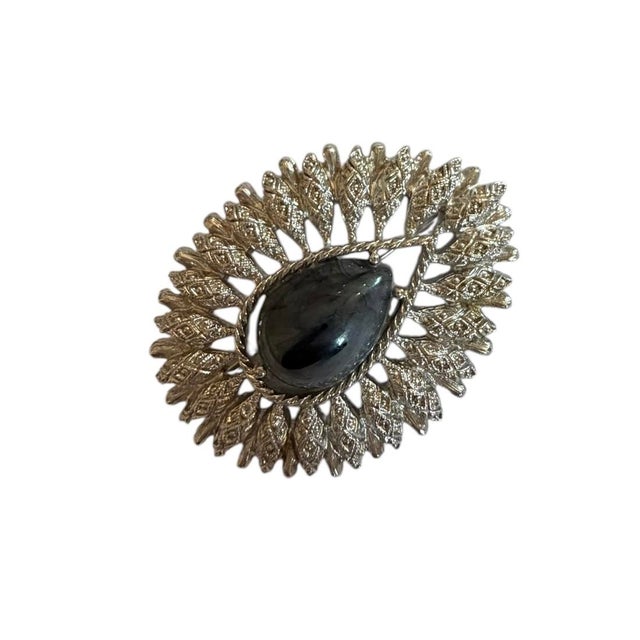 Sarah Coventry 1970’s Stamped Sarah Coventry Silver Brooch For Sale - Image 4 of 5