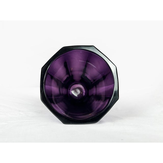 Vintage Art Deco Moser Glass Vase by Josef Hoffmann, 1920s For Sale - Image 9 of 17