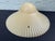 1930s Vintage Art Deco Ivory Opalescent Ribbed Glass Pendant Light Shades, Three-Chain Ceiling Fixture Shades - a Pair For Sale - Image 5 of 12