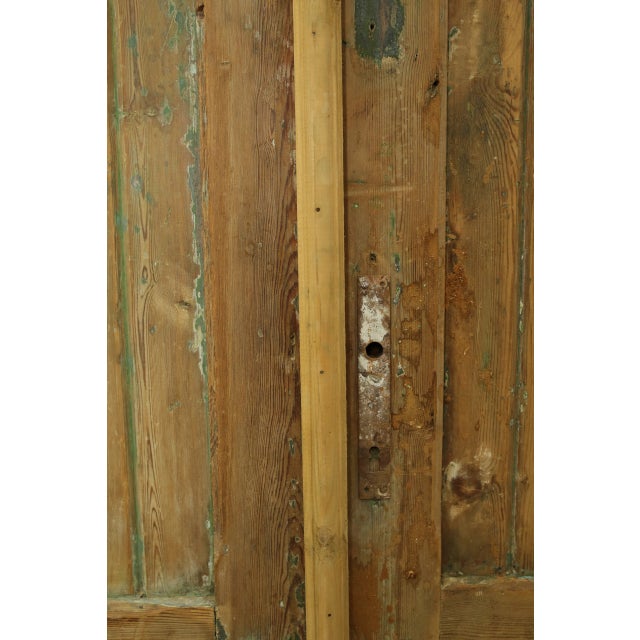 Rustic European Late 19th Century Double French Doors - a Pair For Sale - Image 3 of 5