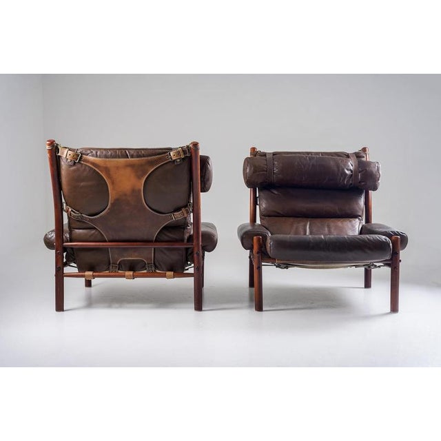 Arne Norell Inca Easy Chairs by Arne Norell, 1970s, Set of 2 For Sale - Image 4 of 18