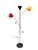 Modern Rendition of Mid Century Modern Multicolored Three Arm Italian Floor Lamp For Sale - Image 4 of 10