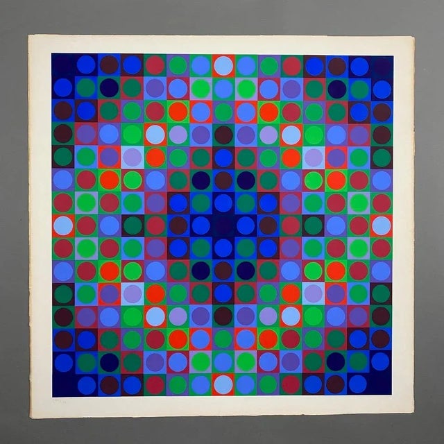 Victor Vasarely, Marc CF, 1970, Screen Print For Sale - Image 11 of 11