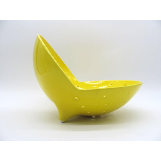 1990s Vintage Ole Jensen for Royal Copenhagen Ceramic Pasta Berries Colander For Sale - Image 5 of 9