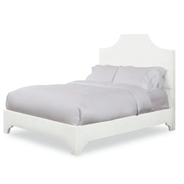 Casa Cosima Kit Twin Headboard, Ivory Linen For Sale - Image 4 of 5