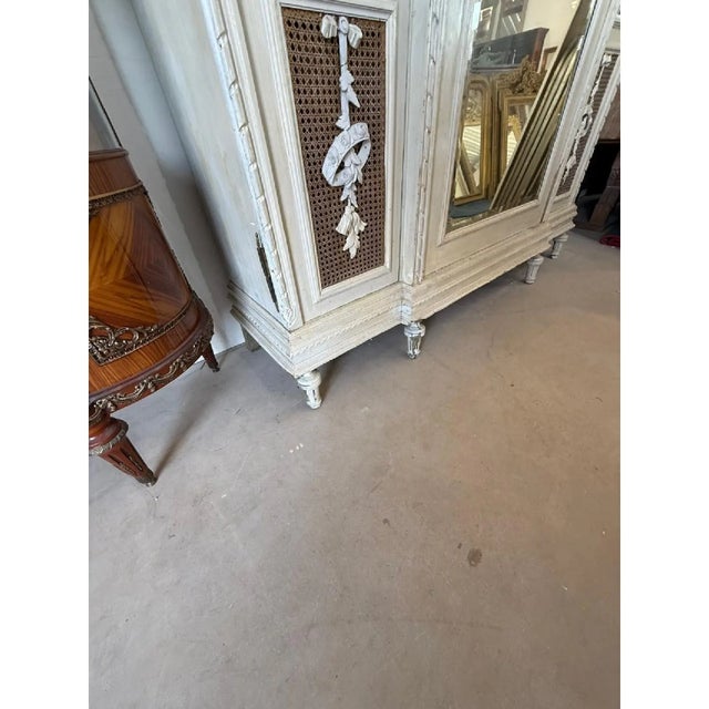 Large 18th Century French Louis XVI 3-Door Bookcases or Armoire For Sale - Image 16 of 16