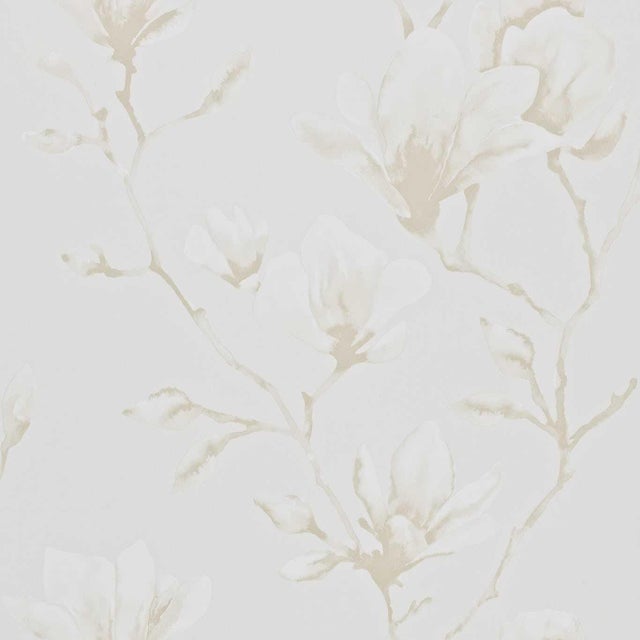 Harlequin Lotus Wallpaper in Pearl For Sale