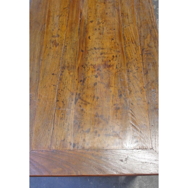Wood Antique Ming-Style Solid Wood Console Table For Sale - Image 7 of 7