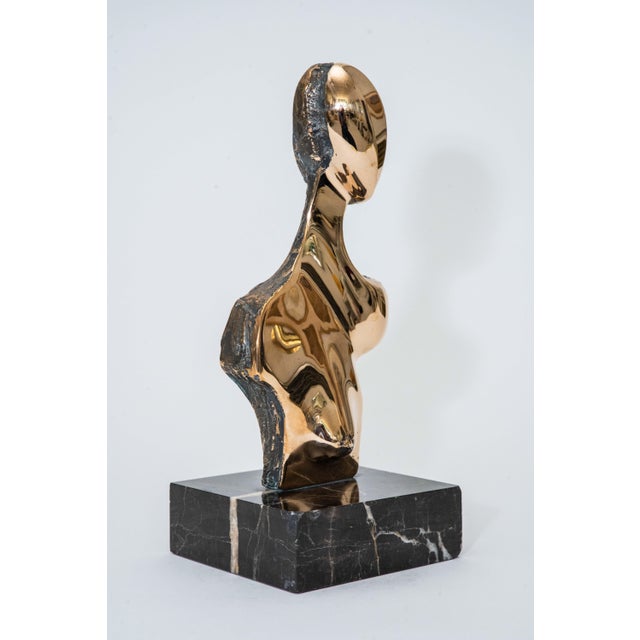 Vintage Antonio Kieff Bronze and Marble Figurative Male/ Female Sculpture Titled Tortura For Sale In Miami - Image 6 of 13