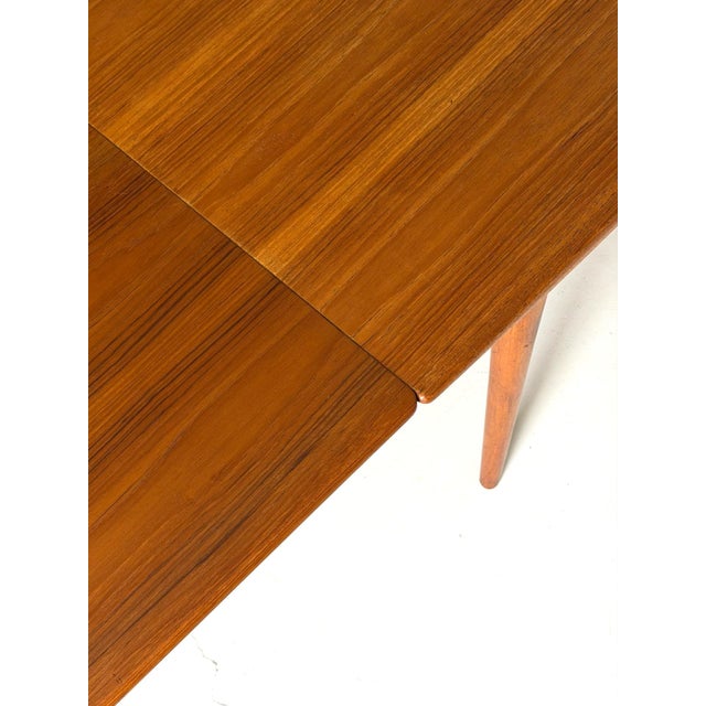 Boomerang Extendable Dining Table in Teak, 1960s For Sale - Image 11 of 13