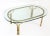 1970s 1970s Hollywood Regency Faux Bamboo Oval Cocktail Table For Sale - Image 5 of 13