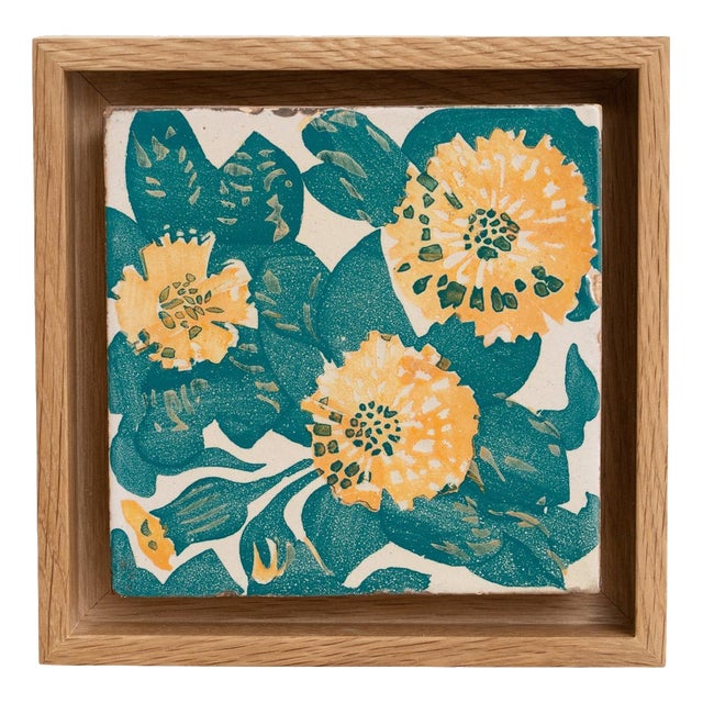 Antoni Gaudí, Decorative Spanish Tile of Casa Vicens, 1940, Ceramic For Sale