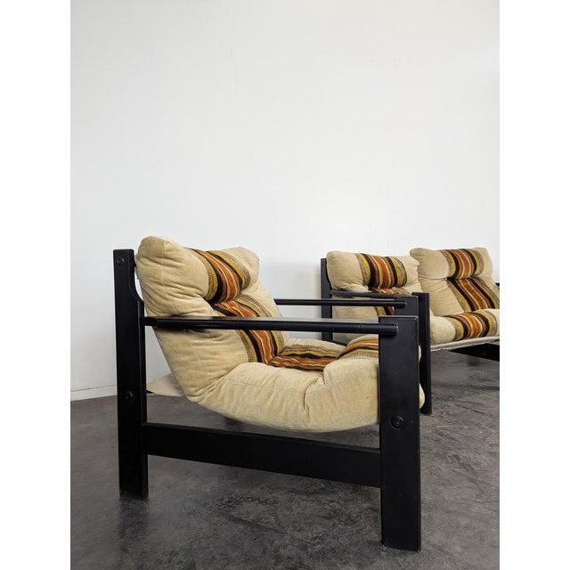 Scandinavian Sofa and Armchairs, Set of 3 For Sale - Image 3 of 8