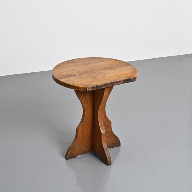 Wood Wall Table, French Alps, 1970 For Sale - Image 6 of 11