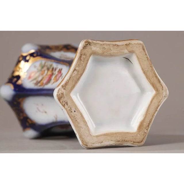 Napoleon III Porcelain Vases, Set of 2 For Sale - Image 10 of 11