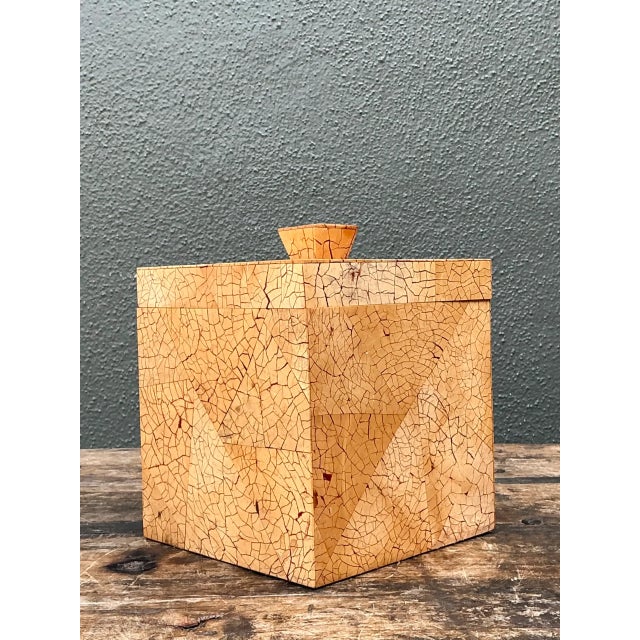 Vintage Coconut Shell Ice Bucket For Sale - Image 9 of 12