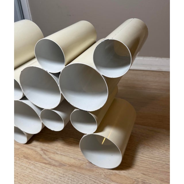 Metal Vintage 2001 Cylindrical Cru Wine Rack by Dennis Lin for Umbra For Sale - Image 7 of 11