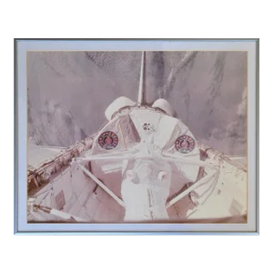1983 Photograph of Esa Spacelab Module in Space Shuttle Columbia Sts-9, Framed